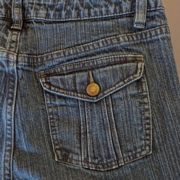Liz Claiborne Deep Indigo Cropped Jeans - Picture 7 of 9